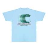 Casablanca T Shirts Fashion Print Street