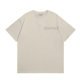 Fog season 8 essentials flocked print couple's relaxed fit crew neck short sleeve t-shirt