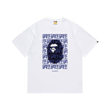B@pe tshirtsssummer ape head little monkey camouflage short-sleeved round neck t-shirt