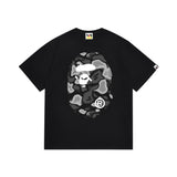 B@pe tshirtsssummer ape head little monkey camouflage short-sleeved round neck t-shirt