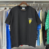 Rhude T Shirts Inverted Triangle Printing Cotton Casual Short Sleeve Men and Women