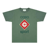 Casablanca T Shirts Fashion Print Street