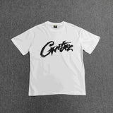 Wholesale foreign trade alcatraz basic series short-sleeve corteiz phantom letter logo print t-shirt