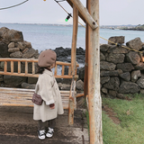 Girl Jacket Mother-Daughter Matching Outfit Reversible Woolen Coat Thick Coat