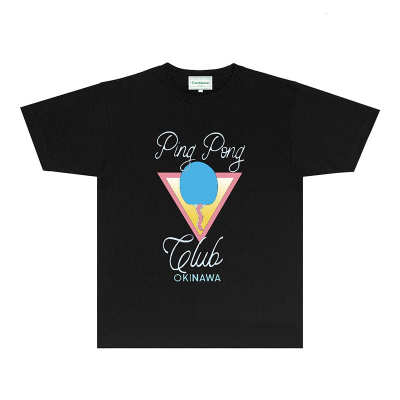 Casablanca T Shirts Fashion Print Street