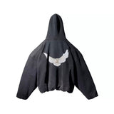 Correct version kanye kanye three-party joint peace dove short-sleeved t-shirt casual american high street hooded sweatshirt