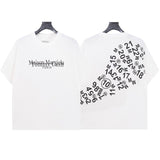 Mm series export wholesale margiela simple style digital four-corner mark couple short-sleeved t-shirtpure cotton high quality