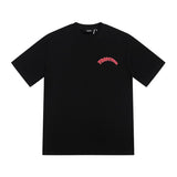 [heavy weight double yarn] trapstar stitching tiger head embroider gradient letter short-sleeved t-shirt