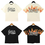 pa severed bear palm coconut tree flame shark couple outfit loose