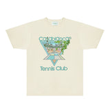 Casablanca T Shirts Fashion Print Street