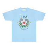 Casablanca T Shirts Fashion Print Street
