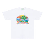 Casablanca T Shirts Fashion Print Street