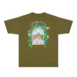Casablanca T Shirts Fashion Print Street