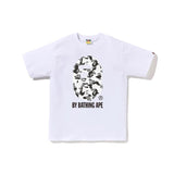 cross-border wholesale japanese style camouflage shark tiger head ape color matching luminous short-sleeved couple loose