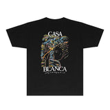 Casablanca T Shirts Fashion Print Street