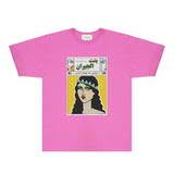 Casablanca T Shirts Fashion Print Street