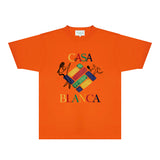 Casablanca T Shirts Fashion Print Street
