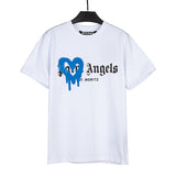 Correct version of pa beheaded bear short sleeves palm tree high street bat sleeves big logo letter on the back