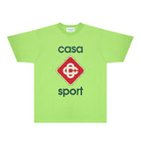 Casablanca T Shirts Fashion Print Street