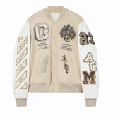 Unisex Baseball Jersey Embroidered Jacket Hip Hop Baseball Uniform Y2K