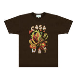 Casablanca T Shirts Fashion Print Street