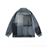 Unisex Baseball Jersey Spring Wash Make Old Denim Jacket Vintage Casual Loose Jacket