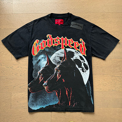 Godspeed T-Shirt Retro Fantasy Pattern