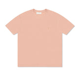 Am short-sleeve macaron color heart embroidery pure cotton loose summer fashion t-shirt crew neck top