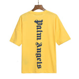 Correct version of pa beheaded bear short sleeves palm tree high street bat sleeves big logo letter on the back
