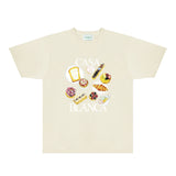 Casablanca T Shirts Fashion Print Street