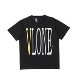 Wang yibo lne short-sleeved big v reflective hot diamond devil angel couple outfit loose