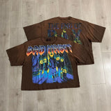 Rare peaceloose t-shirt american street oversize oversized hot diamond short-sleeved t-shirt