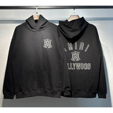 Amri splash ink flowing paint starry sky crack letter logo unicorn arm hoodie sweatshirt couple wear long sleeves