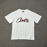Wholesale foreign trade corteiz devil's island letter logo print short sleeve fog high street couple oversized t-shirt