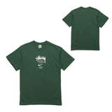 Summer running volume stussy short-sleeved t-shirt dice black eight ice cream comfy basics american couple summer t