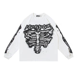 american trend high quality loose t-shirt pure cotton front and rear high-definition printing casualcoupletrendy short sleeves