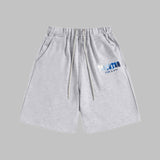 Cross-border trade trapstar rainbow letter gradient towel embroidery short sleeve t-shirt & fog high street shorts set