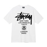 Three-label short-sleeve summer men's relaxed fit high-quality t-shirt