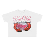 Wholesale billin hip-hop high street cartoon graphic dropped shoulder couple's short sleeve t-shirt