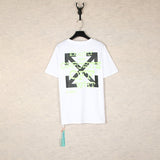 【eu size】authentic off-white print watercolor splatter gradient arrow graffiti ow short sleeve couple tee