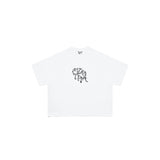 High-quality, niche, premium american-style short-sleeve t-shirt with trendy sanskrit letter print