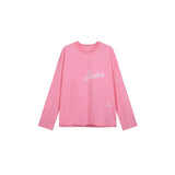 Ac letter print high street washed distressed vintage oversized short sleeve couple t-shirt