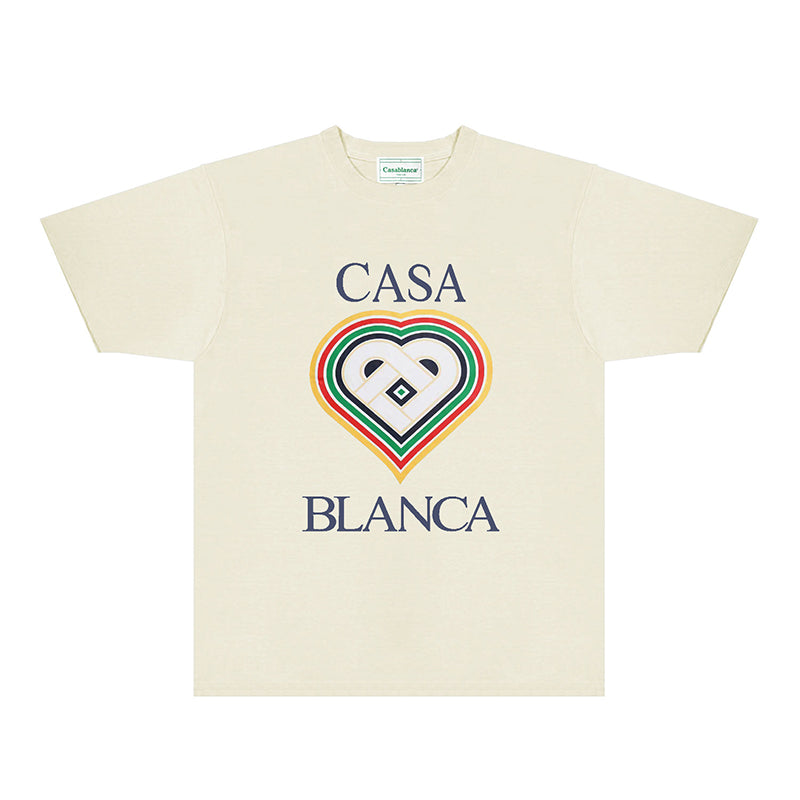 Casablanca T Shirts Fashion Print Street