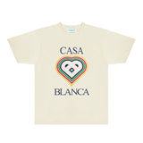 Casablanca T Shirts Fashion Print Street