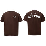 American cole buxton short sleeve men's couple ins high street spring summer loose t-shirt women's cb
