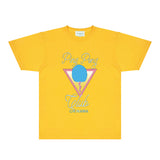 Casablanca T Shirts Fashion Print Street