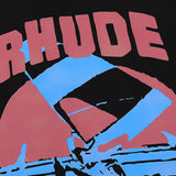 Rhude T Shirts Windsurfing Printed Cotton Casual Short Sleeves Men and Women