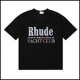 American trend rhu marlboro high definition printing de casual round neck short sleeve t-shirt export wholesale
