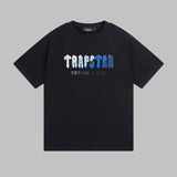 Factory direct trapstar rainbow letter gradient towel embroidery short sleeve t-shirt & fog high street shorts set