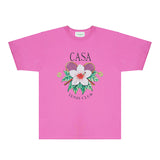 Casablanca T Shirts Fashion Print Street
